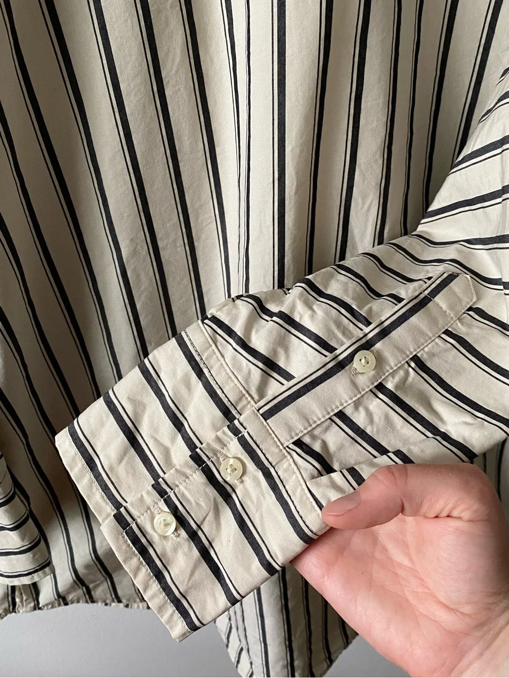 Beis X Gap Poplin Dolman Sleeve Big Shirt - Picture 11 of 16